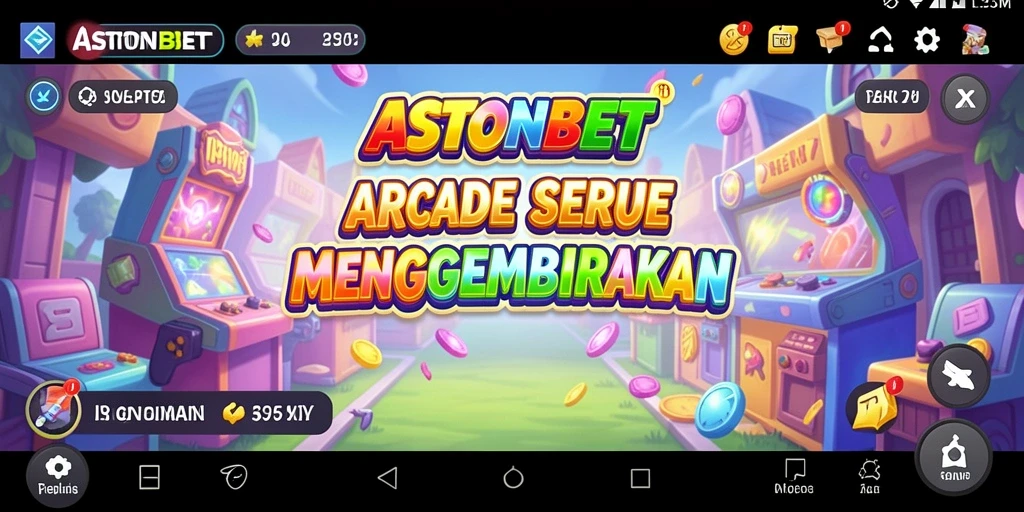 Gameplay seru ASTONBET yang menampilkan aksi Arcade menantang.