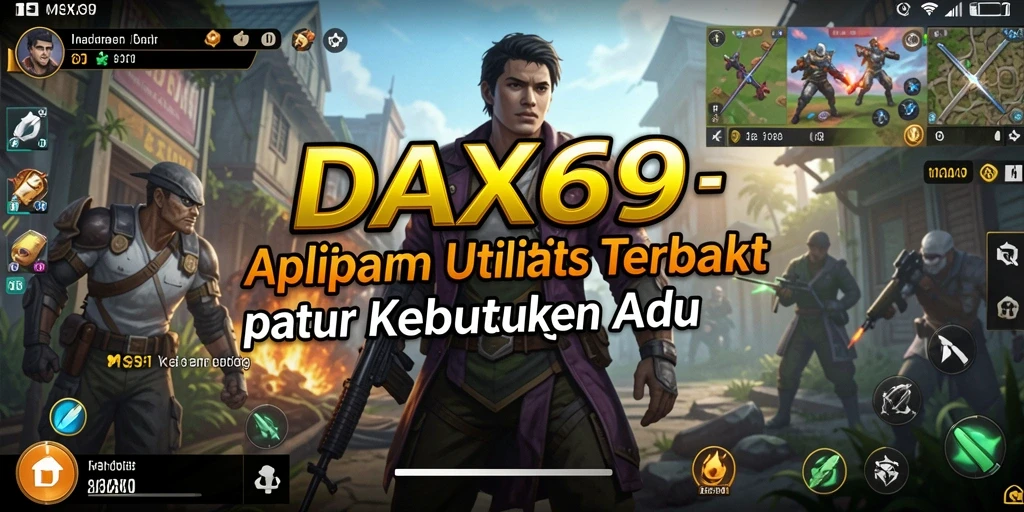 Screenshot utama DAX69 menampilkan fitur utilitas praktis yang memudahkan pengguna.