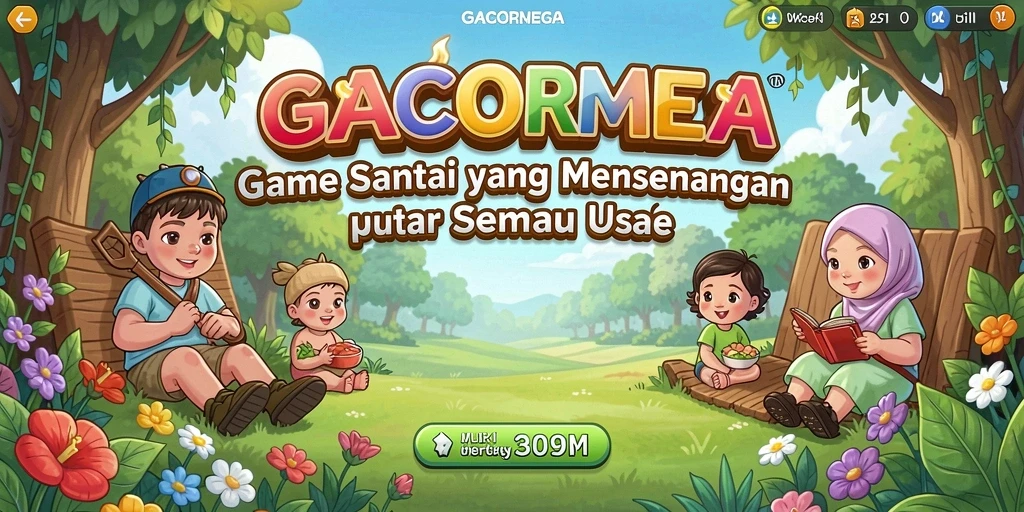 Tangkapan layar GACORMEGA menunjukkan interaksi gameplay yang menyenangkan dan penuh warna.