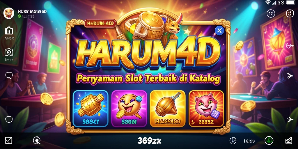 Tampilan gameplay Slot yang seru dan mengasyikkan di HARUM4D.