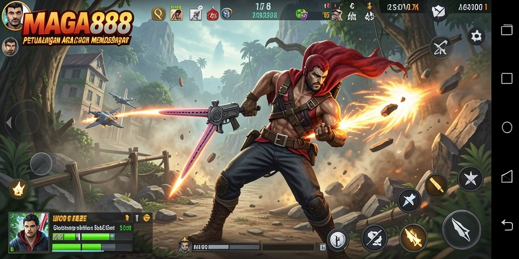 Tampilan gameplay seru dan mendebarkan di MAGA888.
