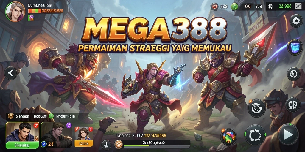 Tampilan gameplay <strong>MEGA388</strong> yang mendebarkan dan strategis