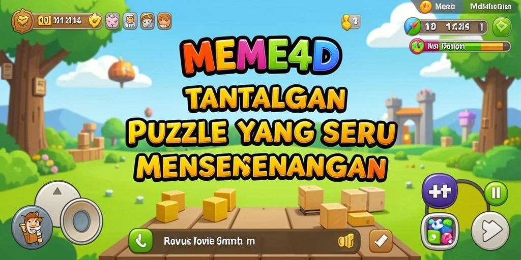 Screenshot MENUNJUKKAN gameplay Puzzle yang seru dan menantang.