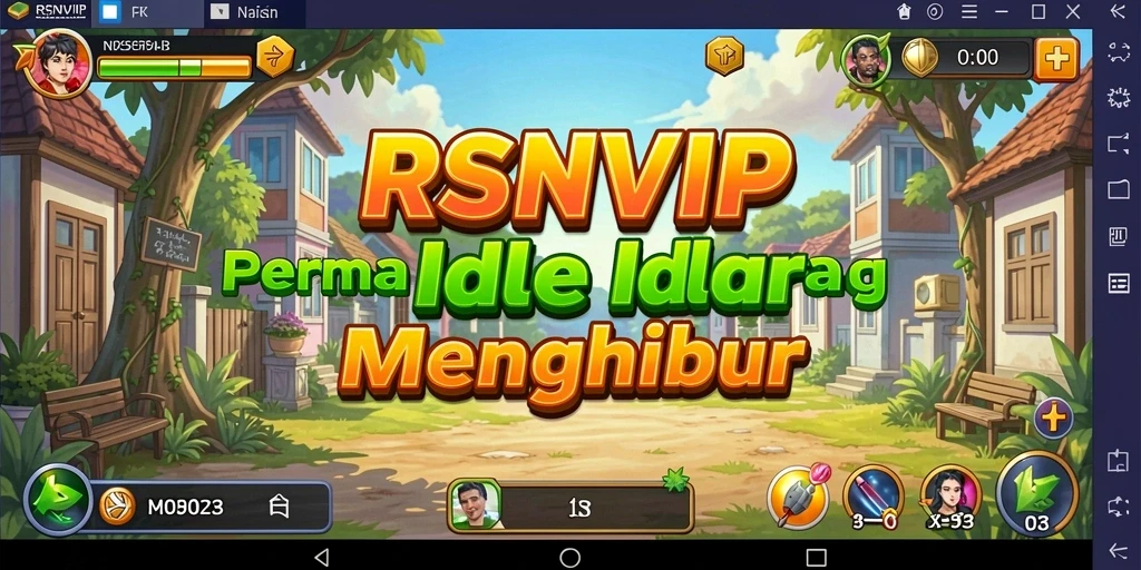 Screenshot RSNVIP menampilkan gameplay Idle yang menarik dan santai.