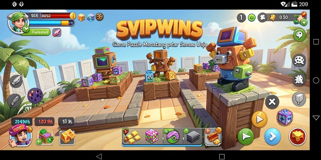 Tampilan gameplay SVIPWINS yang menarik dan mengasyikkan.