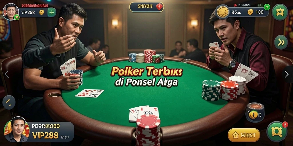 Tampilan utama permainan Poker di VIP288 dengan aksi seru.