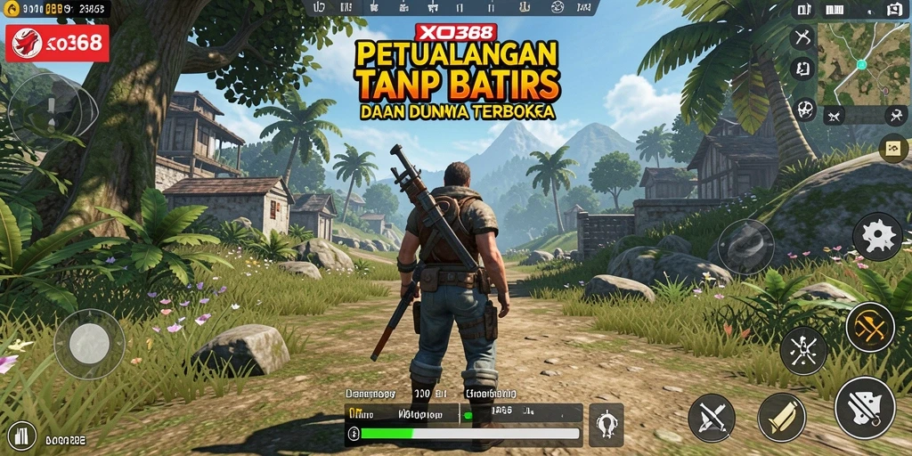 Tangkapan layar dari gameplay Open World yang memukau.